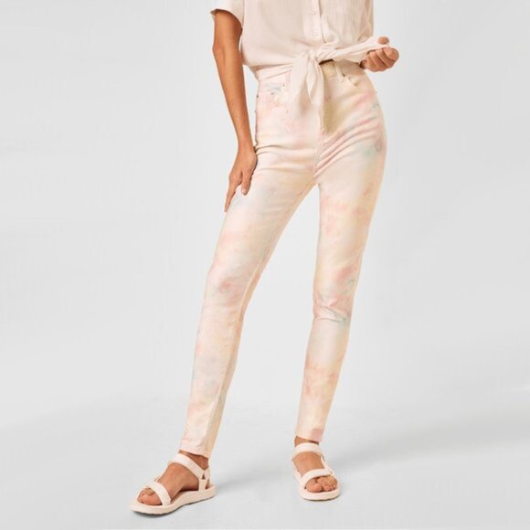 NWT French Connection tie dye print skinny jeans - Picture 4 of 8
